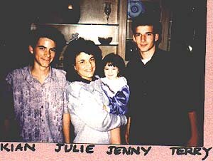 Terry and his Family in1991
